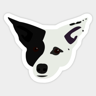 Sabrina The Rat Terrier Mix Sticker